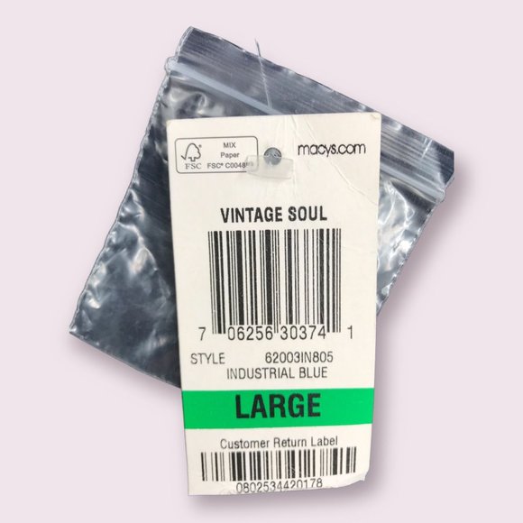 ^ Style & Co Women's Large Dark Blue Blazer One Button Cardigan W/ Pockets - Picture 4 of 4